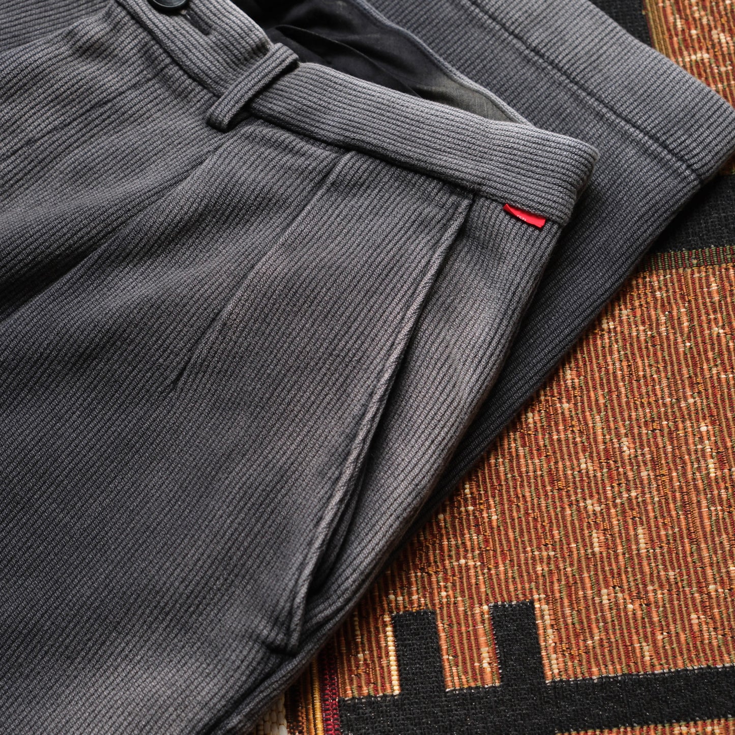 ANACHRONORM Heavy Pique 2 Tuck Wide Trousers (Aging)