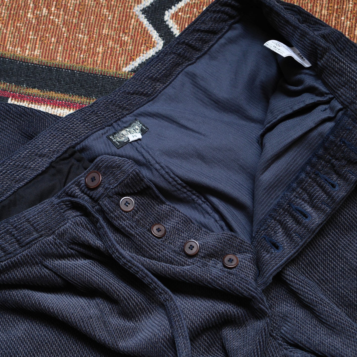 BLACK SIGN Ripple Cord Field Trousers