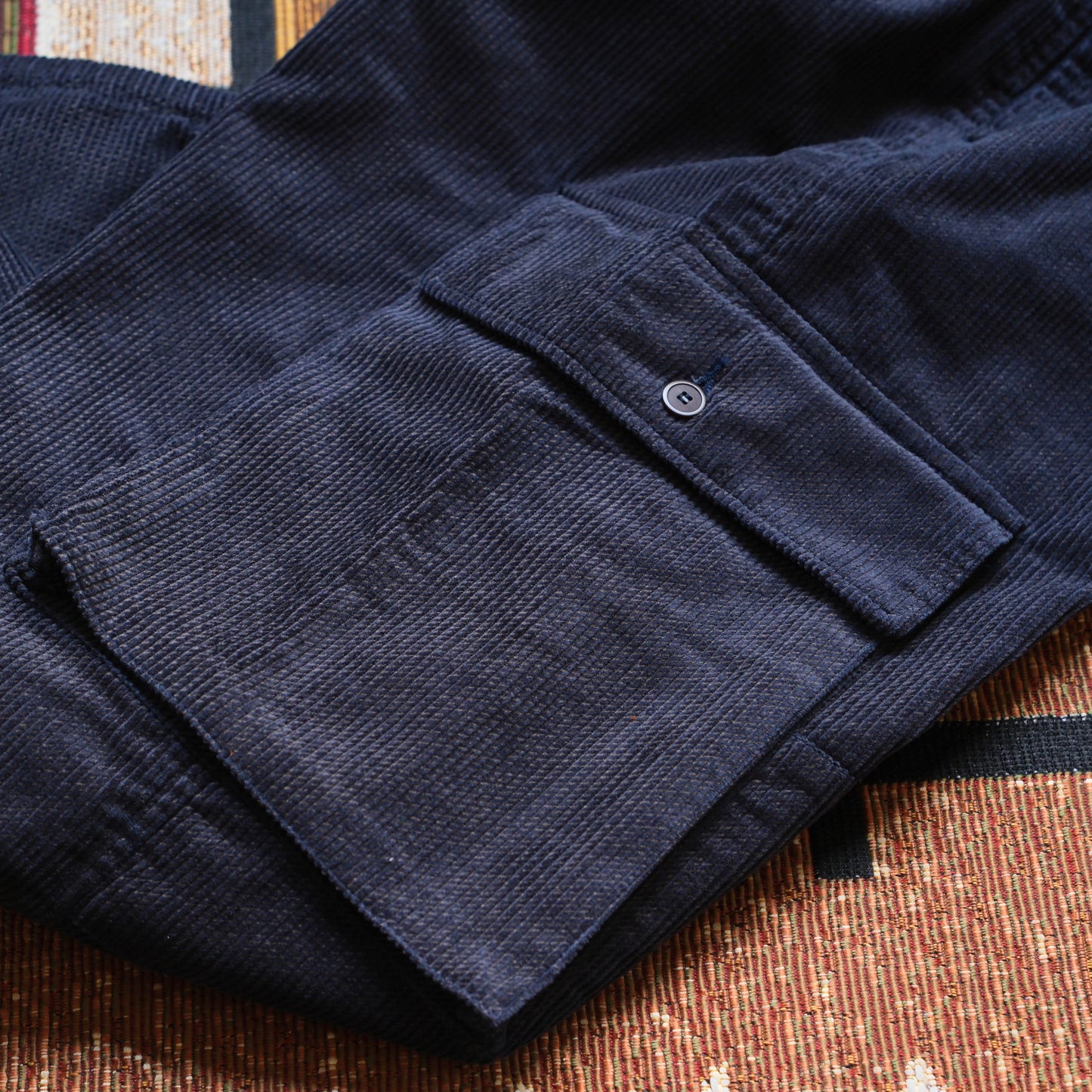 BLACK SIGN Ripple Cord Field Trousers