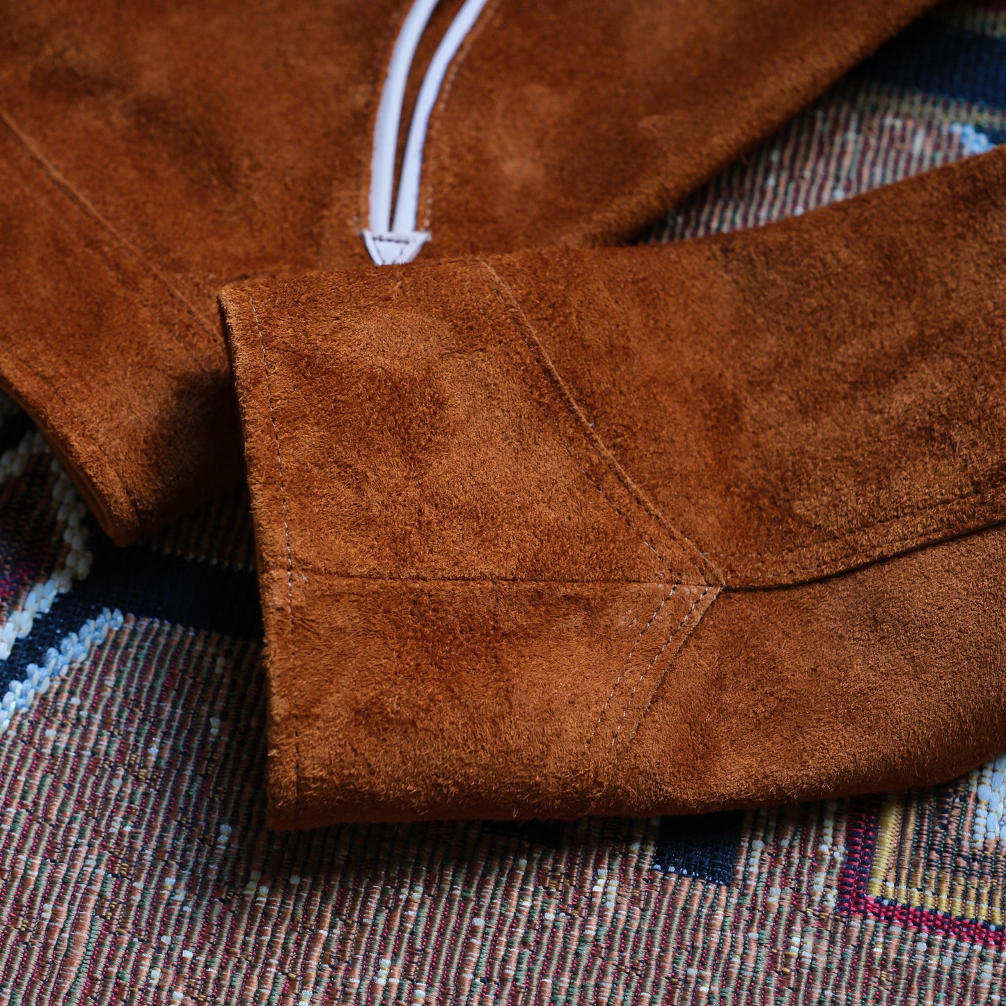 Y'2 LEATHER Steer Suede & Saddle Horse Western Jacket