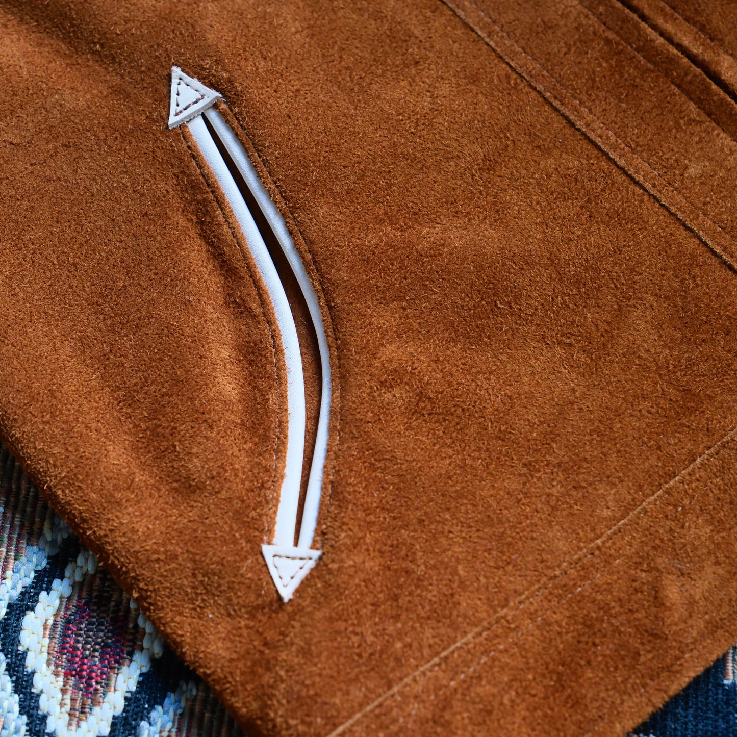 Y'2 LEATHER Steer Suede & Saddle Horse Western Jacket