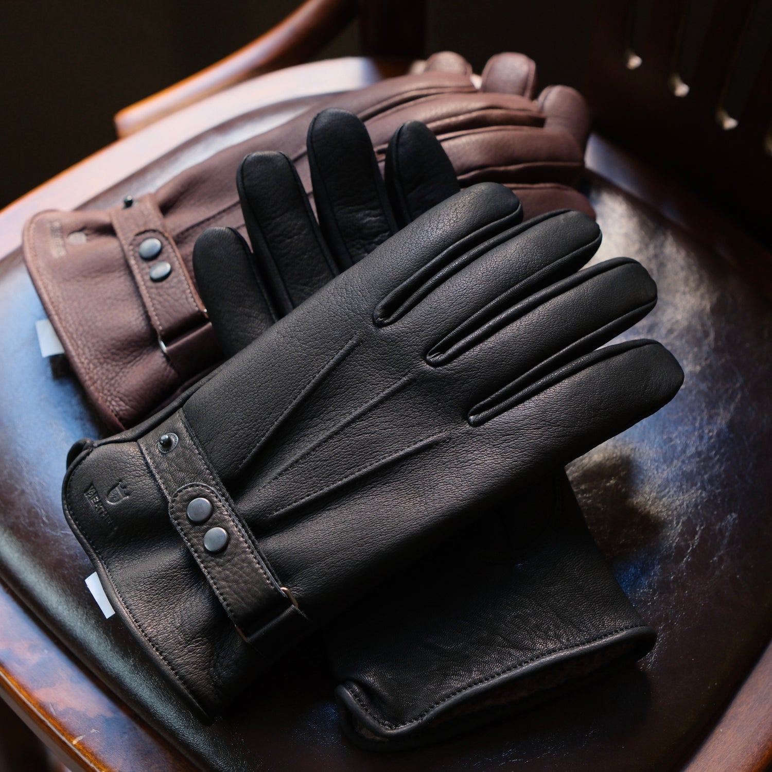 Y'2 LEATHER Deer Skin Long Gloves