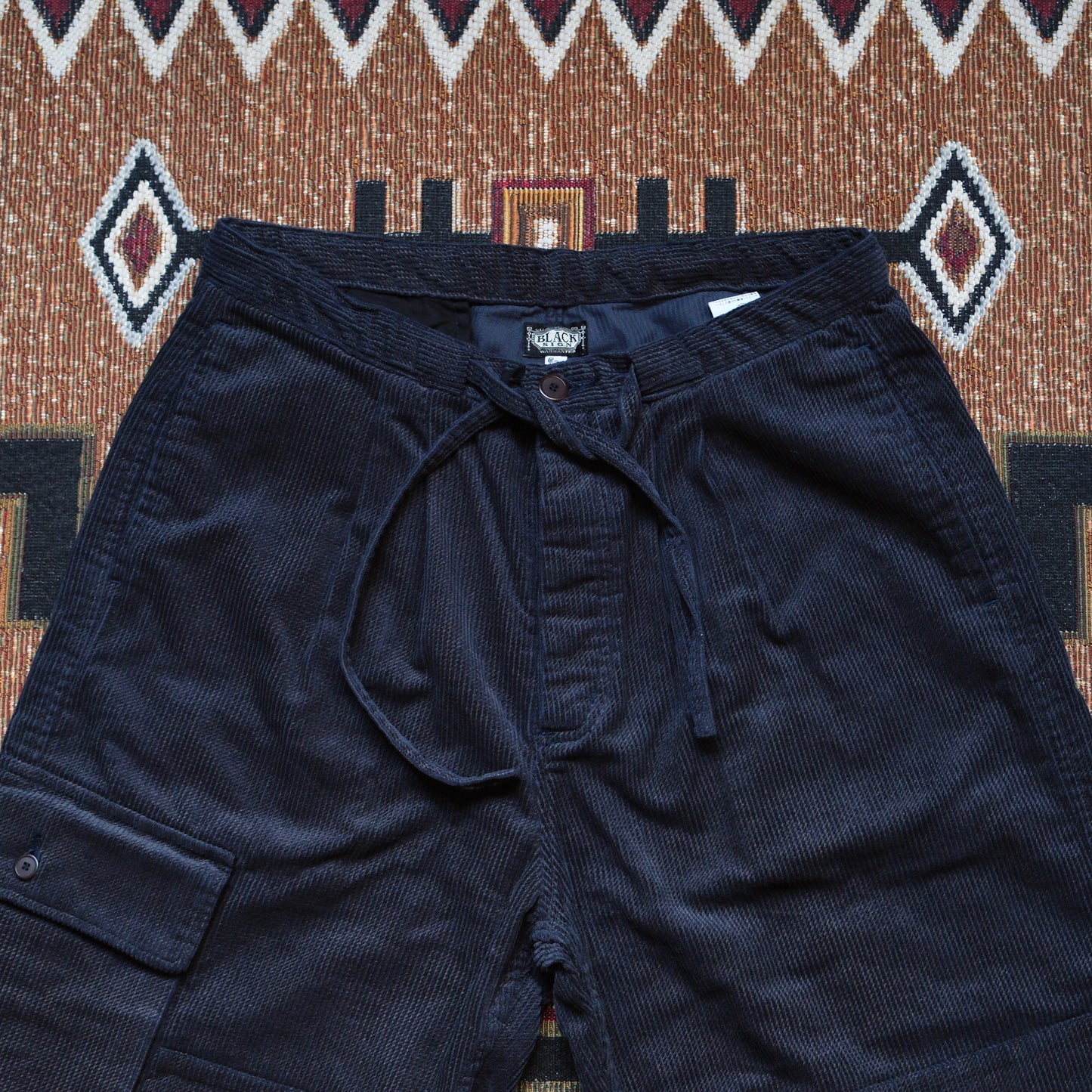 BLACK SIGN Ripple Cord Field Trousers