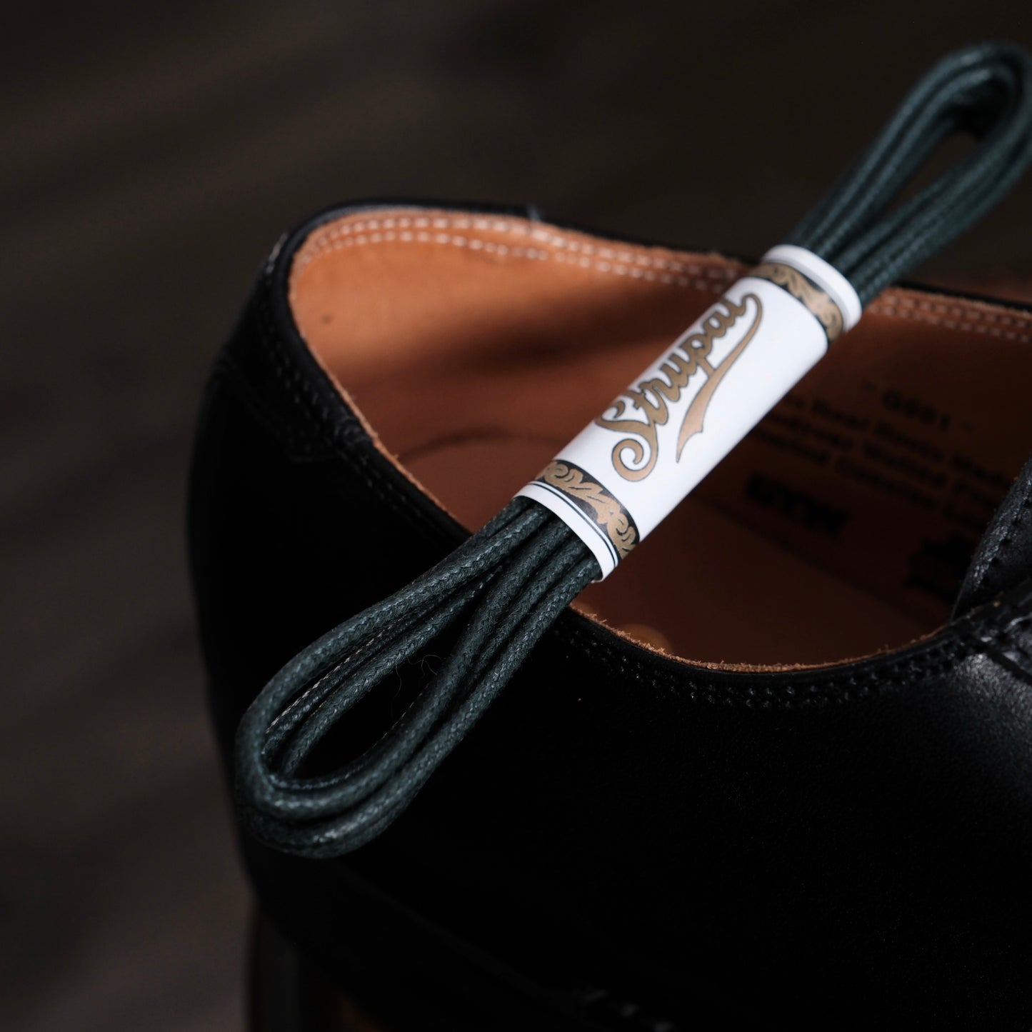 STRUPAI Waxed Round Shoelace