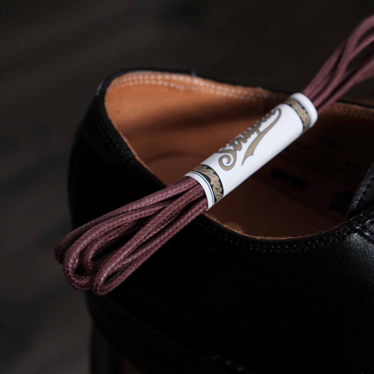 STRUPAI Waxed Round Shoelace