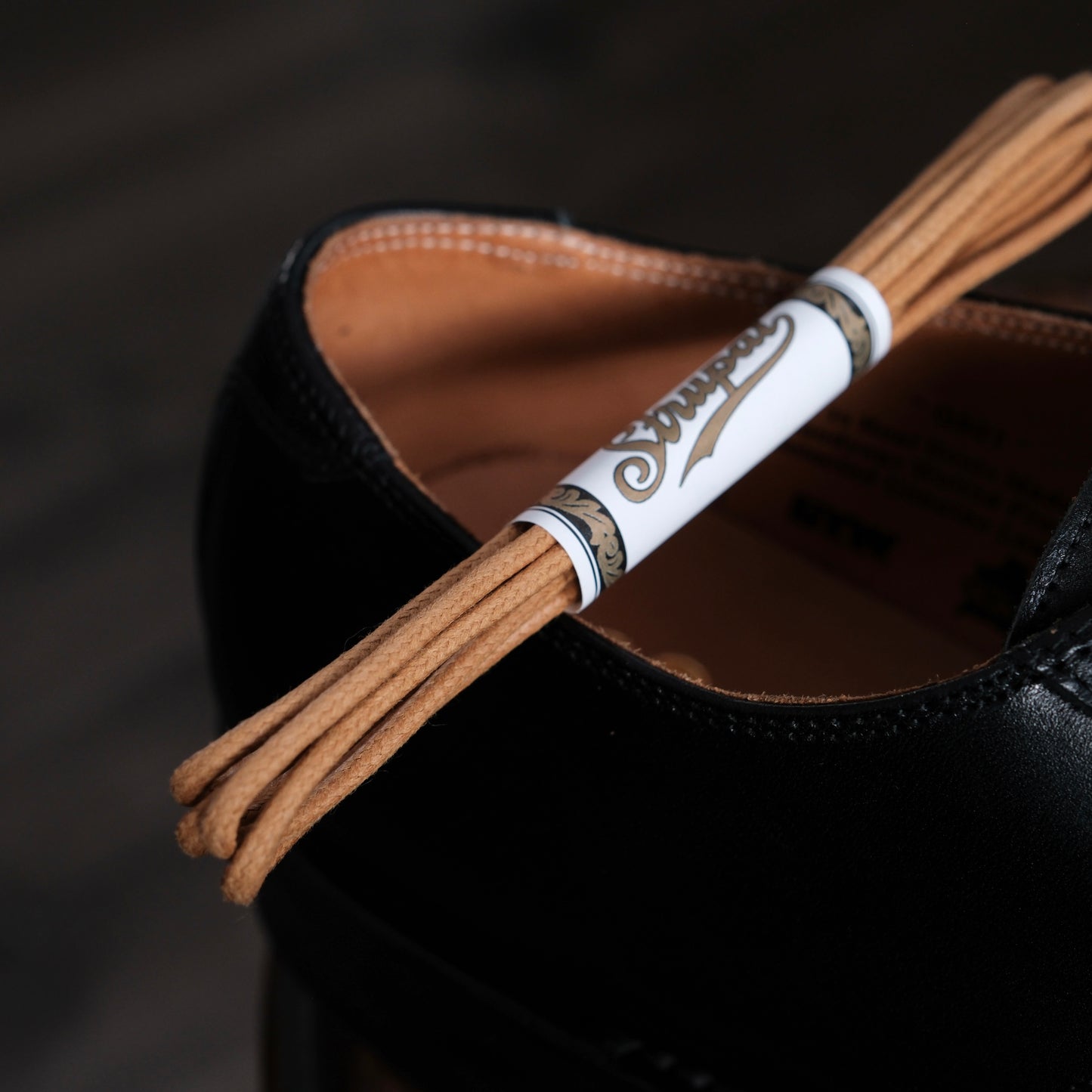STRUPAI Waxed Round Shoelace