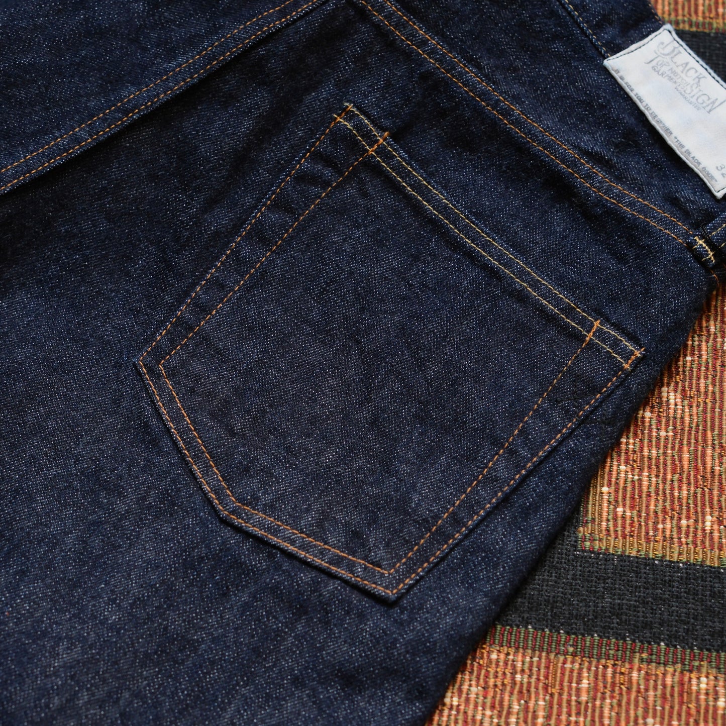 BLACK SIGN 14oz BS Denim Pants Wide Straight