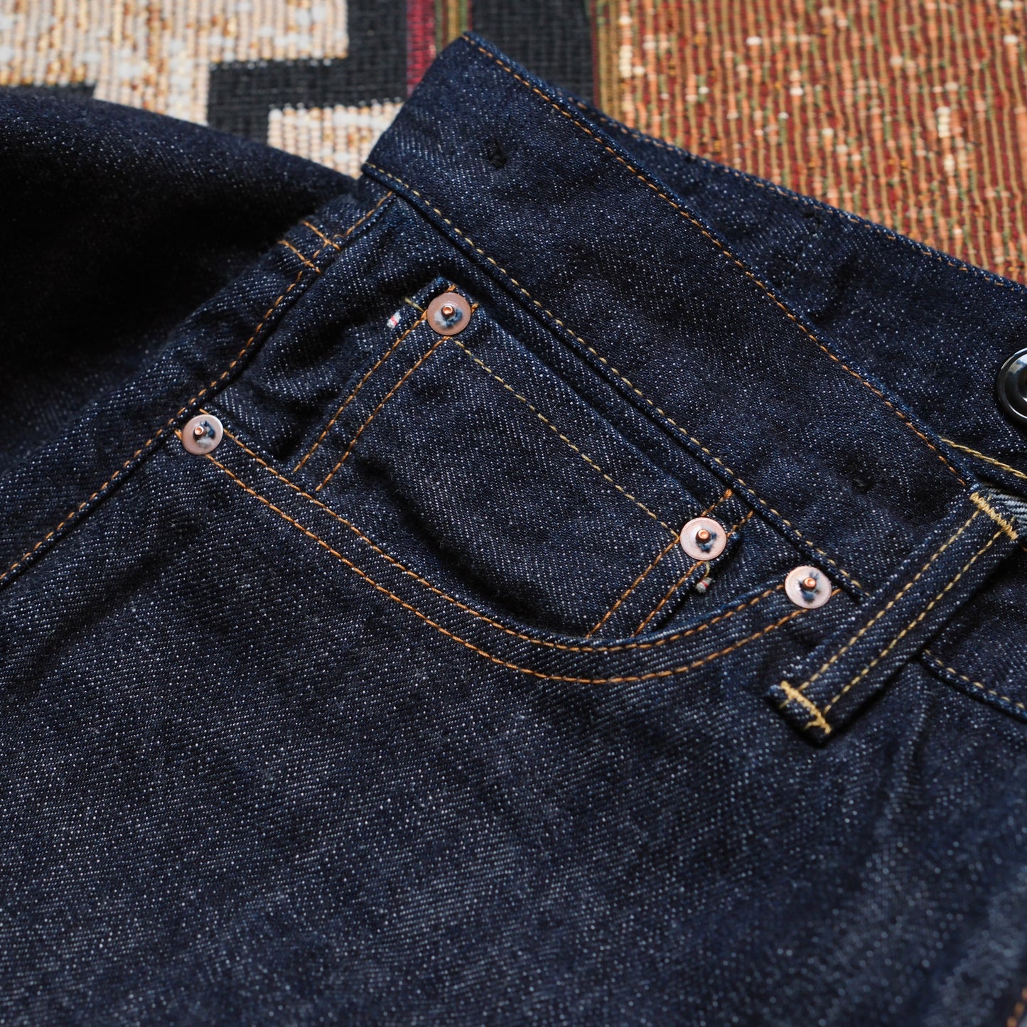 BLACK SIGN 14oz BS Denim Pants Wide Straight