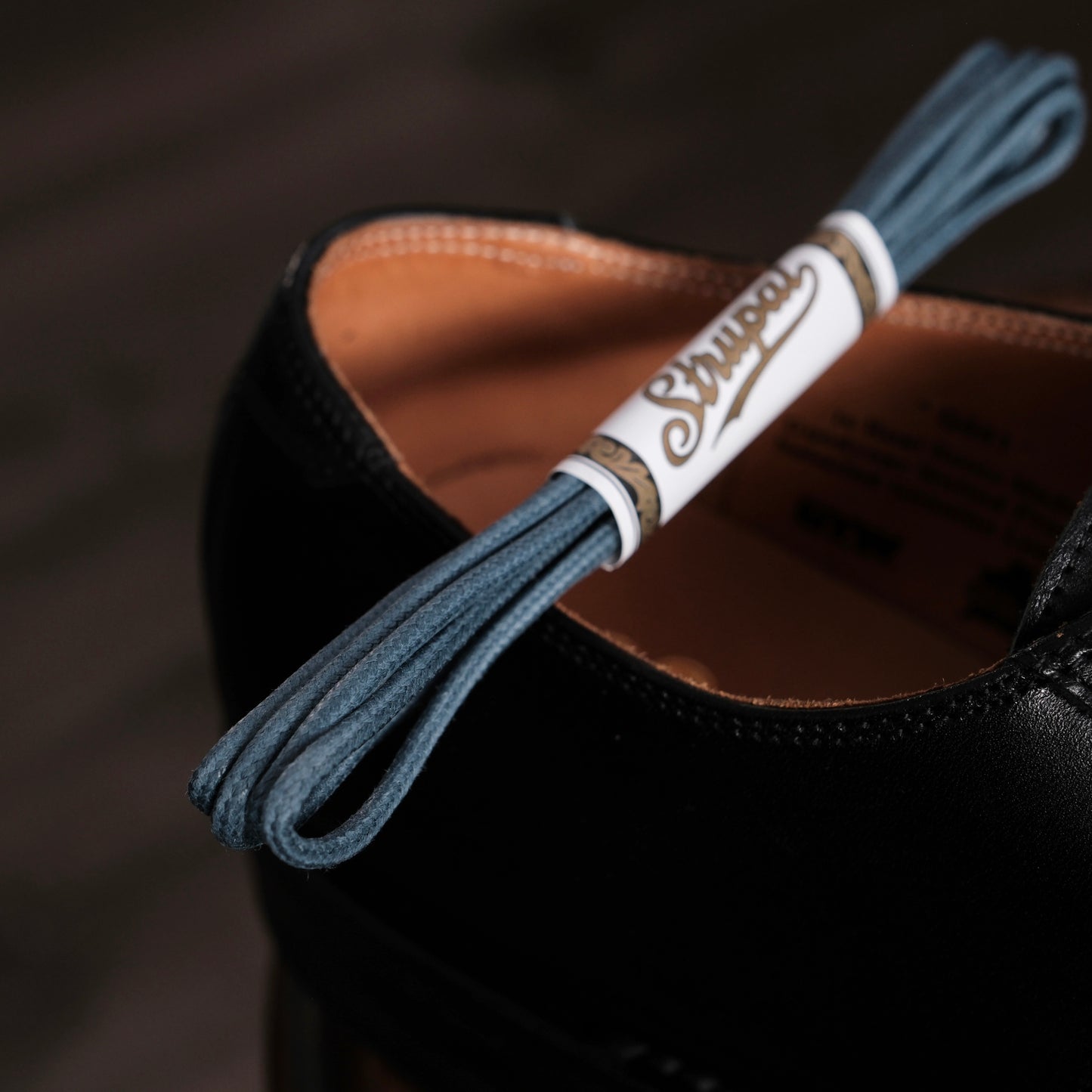 STRUPAI Waxed Round Shoelace