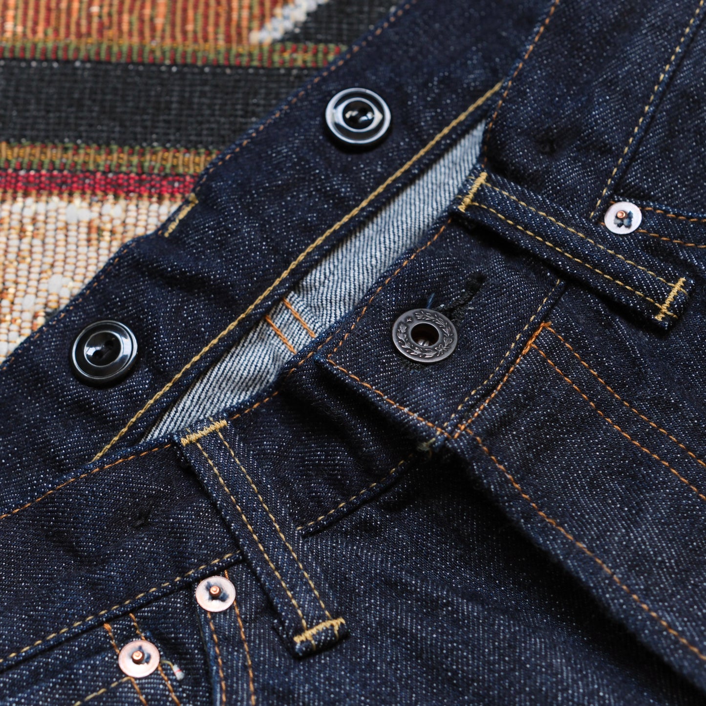 BLACK SIGN 14oz BS Denim Pants Wide Straight