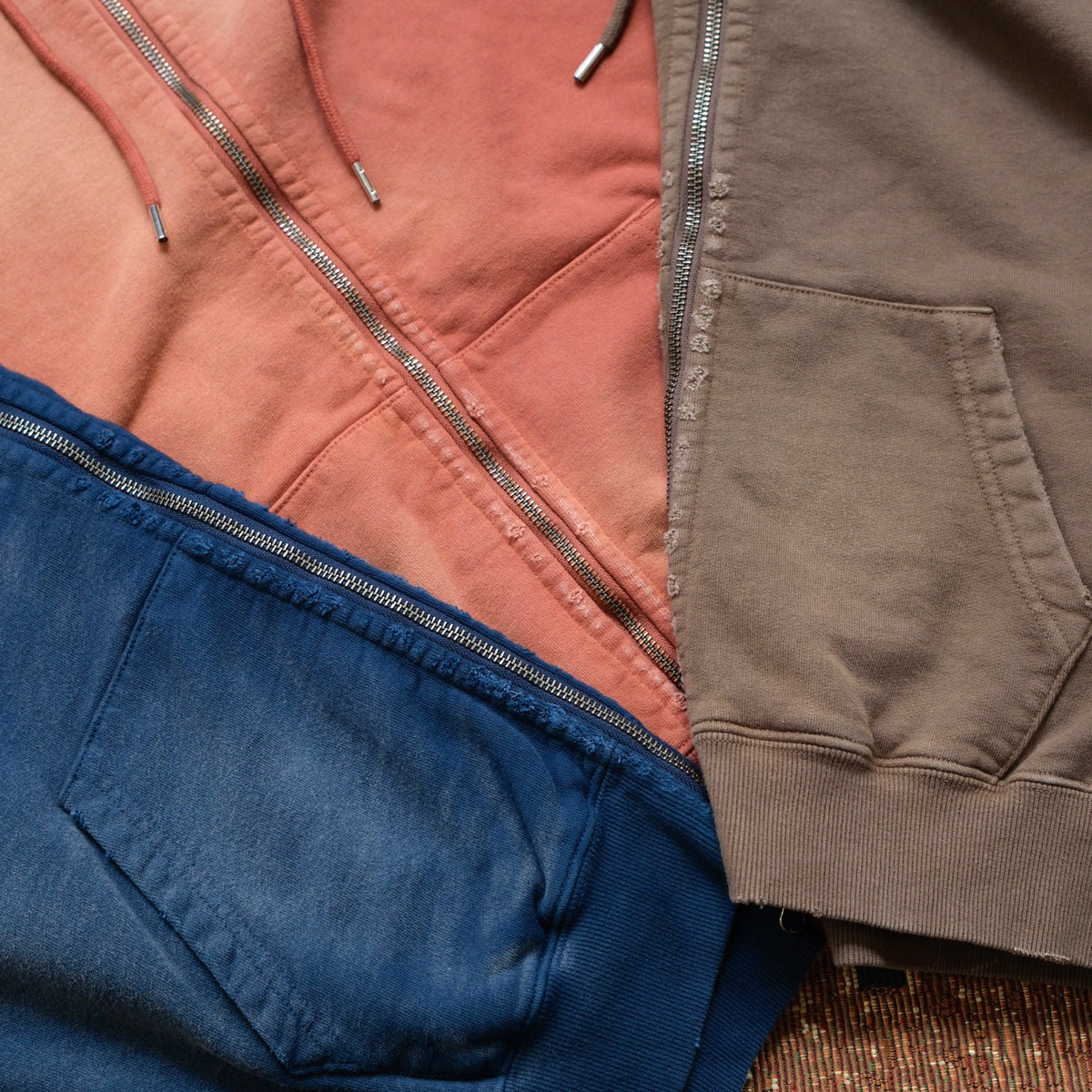 ANACHRONORM Faded Full Zip Hoodie