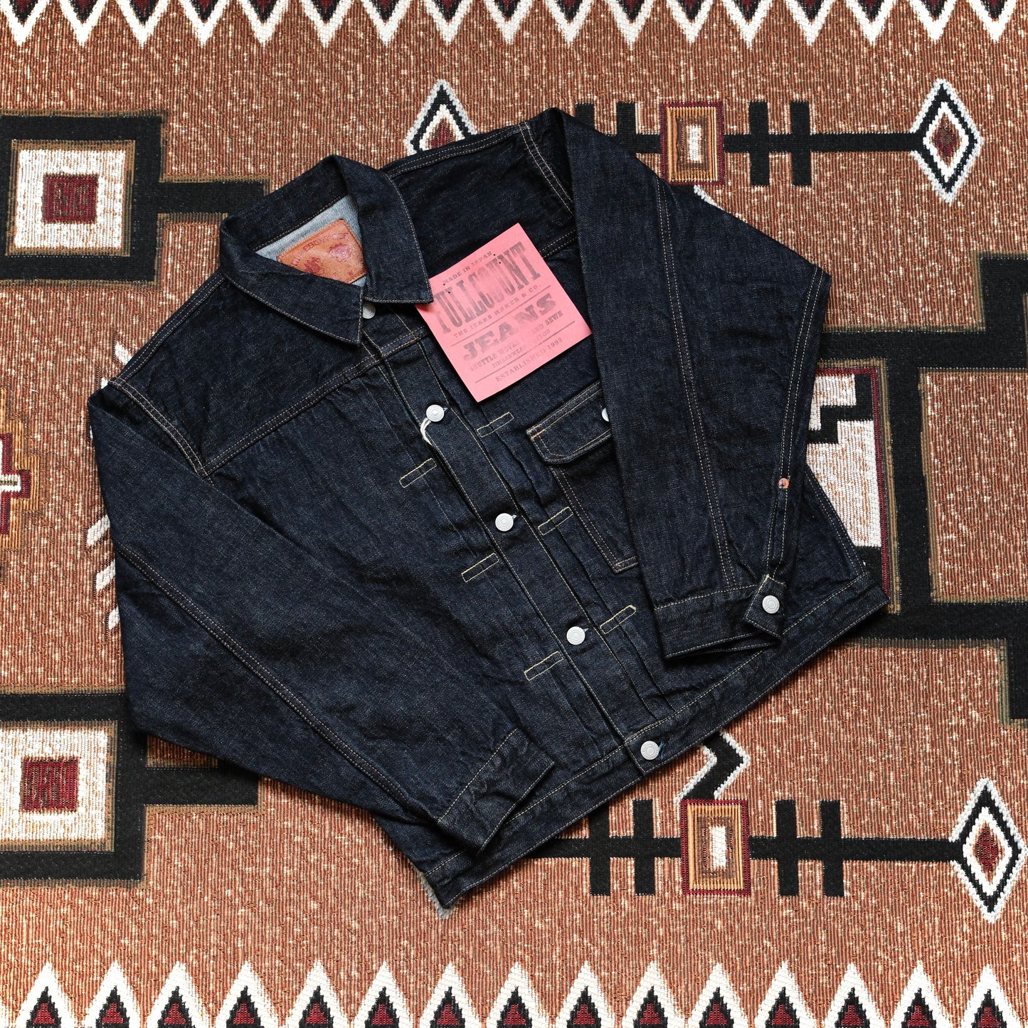 FULL COUNT Type 1 Denim Jacket (2107 One Wash)