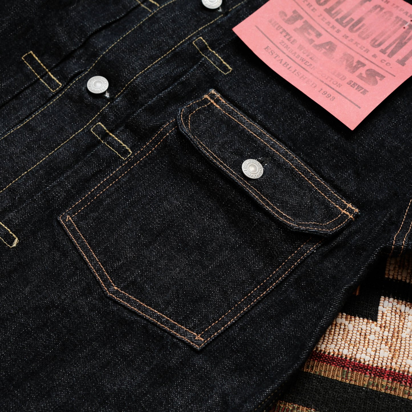 FULL COUNT Type 1 Denim Jacket (2107 One Wash)