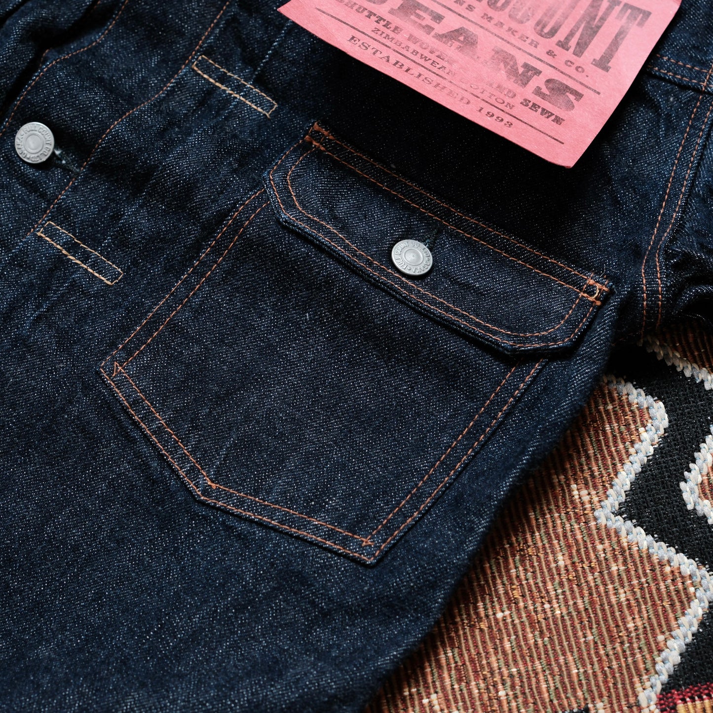 FULL COUNT Type 2 Denim Jacket (2102 One Wash)