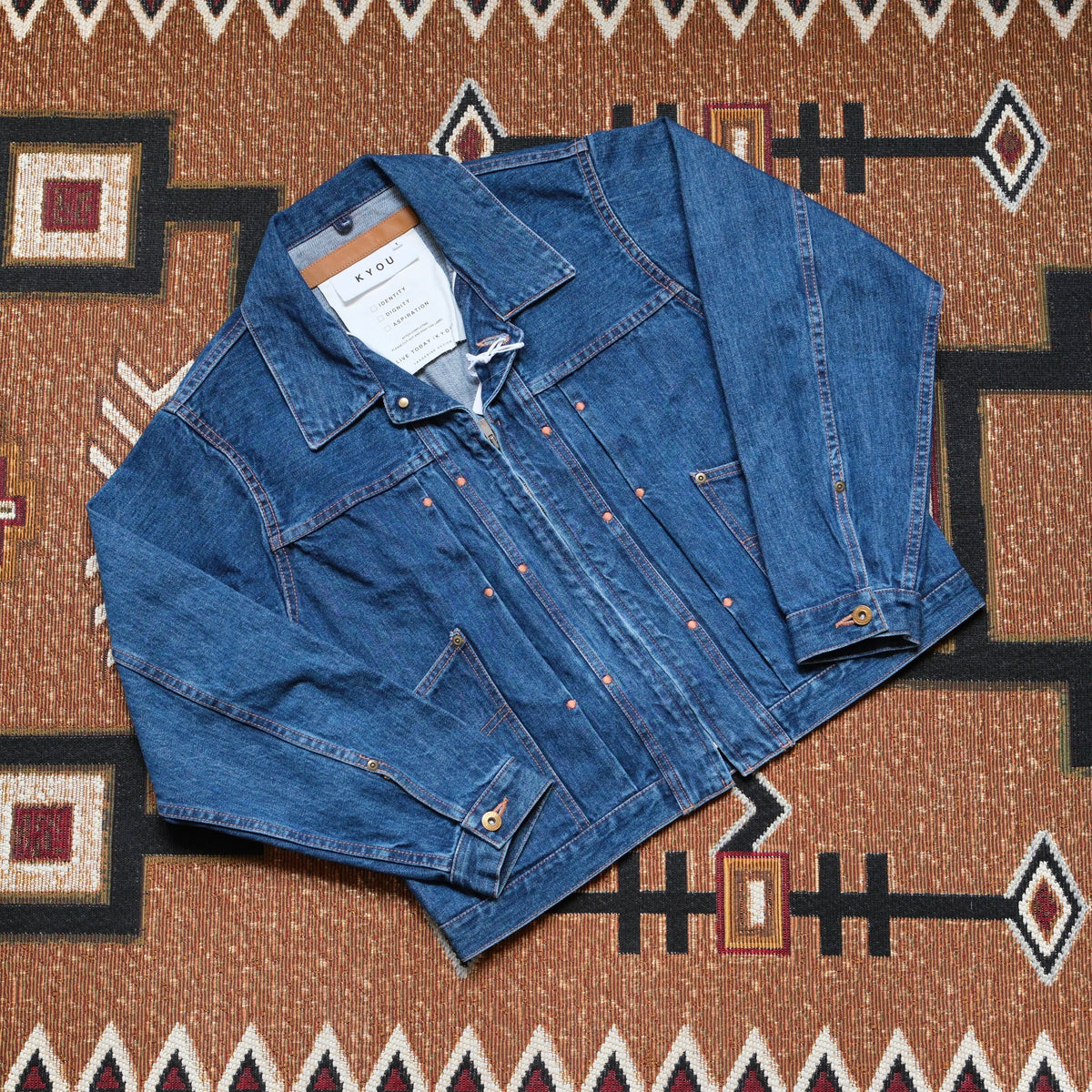 KYOU "ROEBUCK" HIPPIE Type-50s Jacket by 66 Selvedge Denim