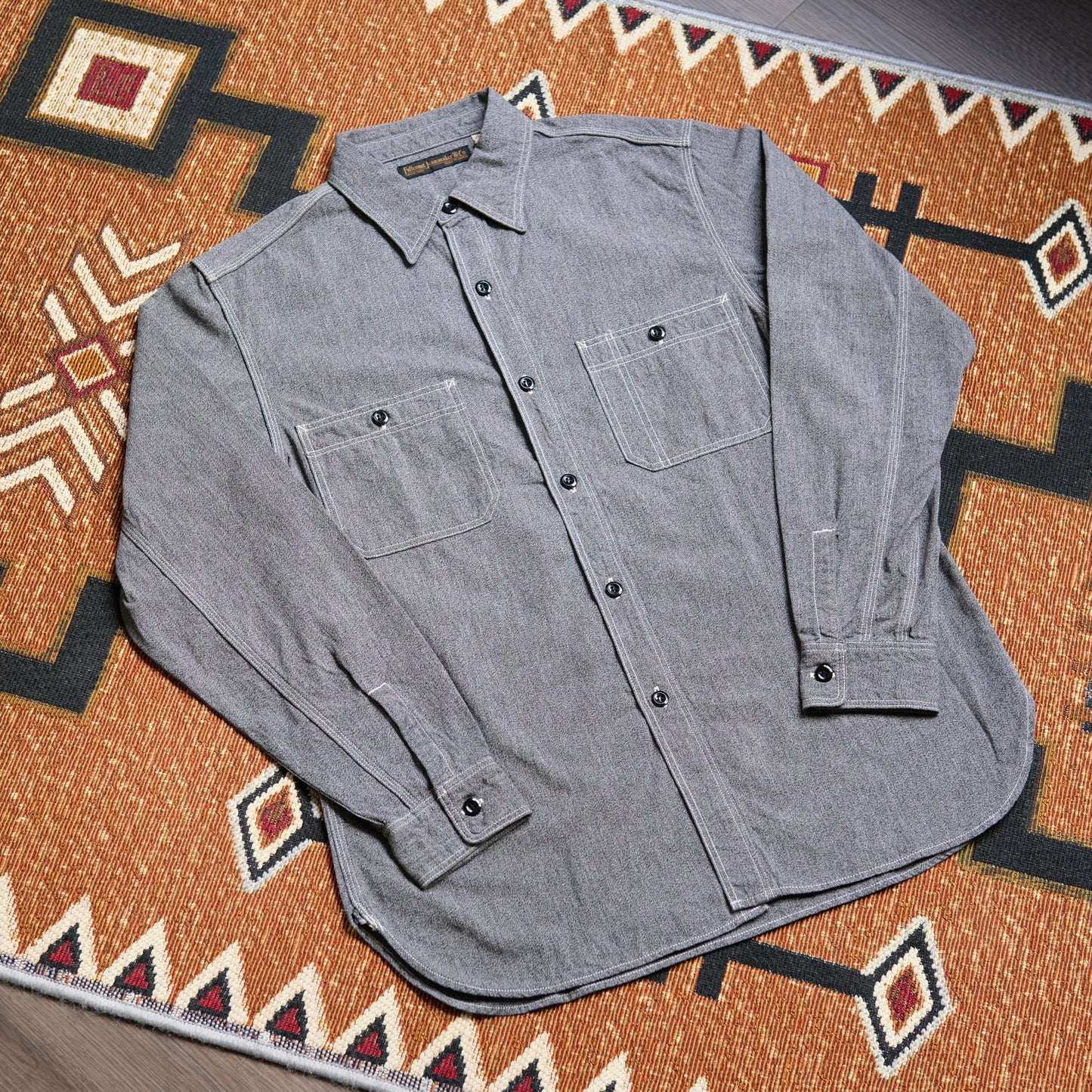 FULL COUNT Archaic Chambray Shirt