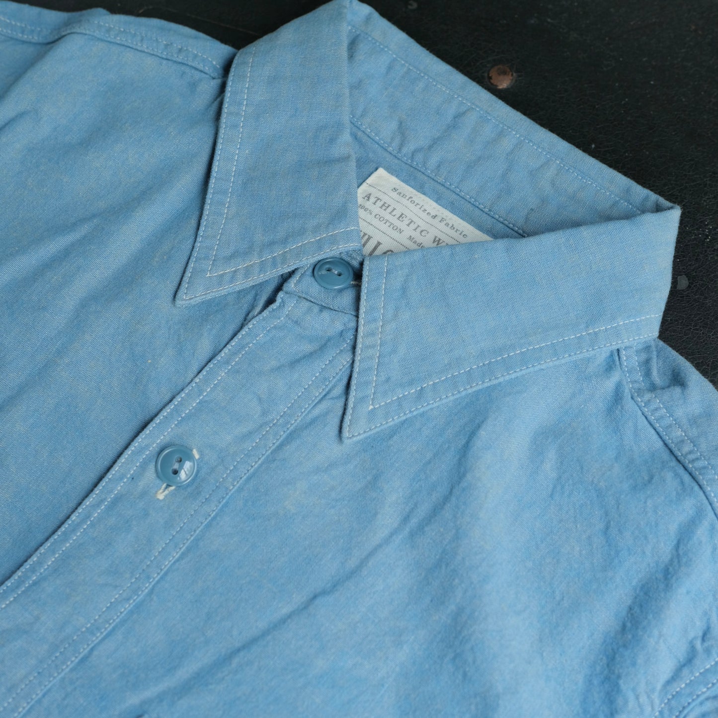 FULL COUNT Chambray Work Shirt