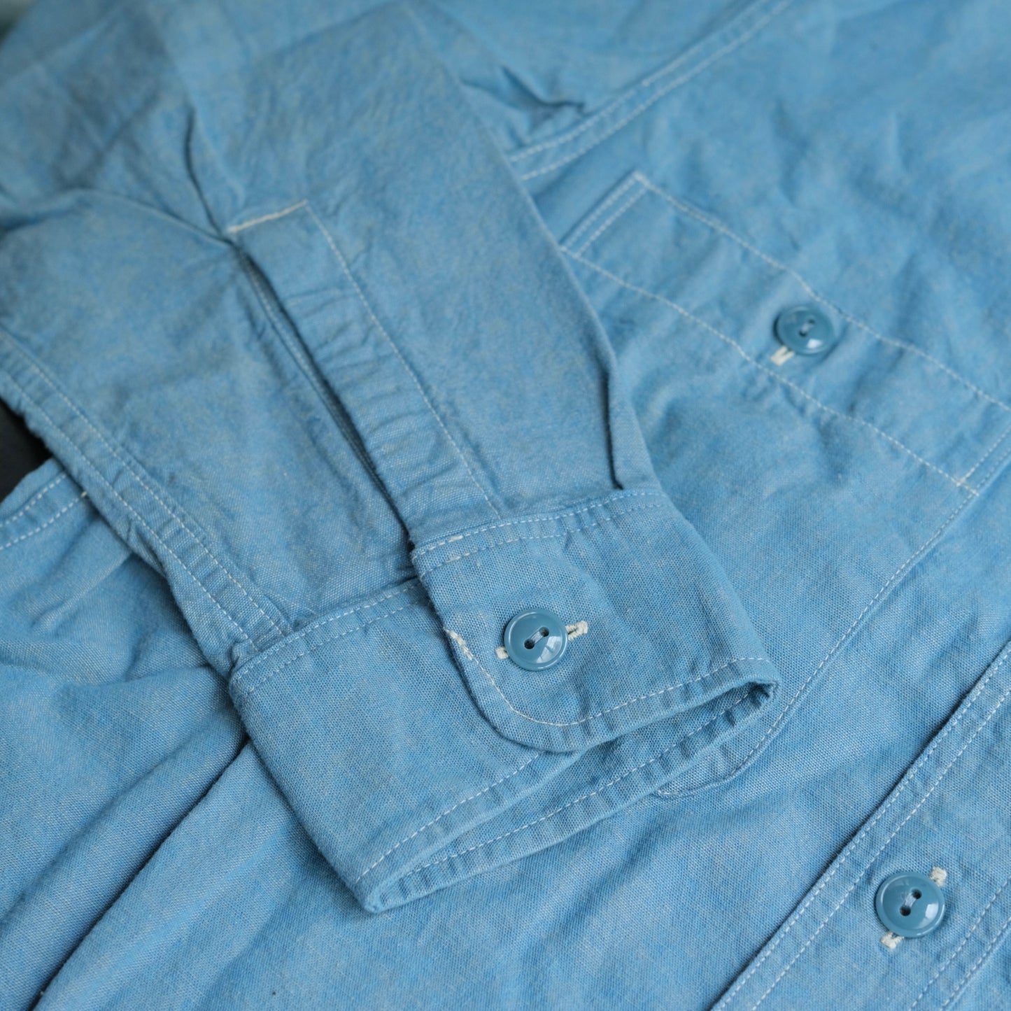 FULL COUNT Chambray Work Shirt