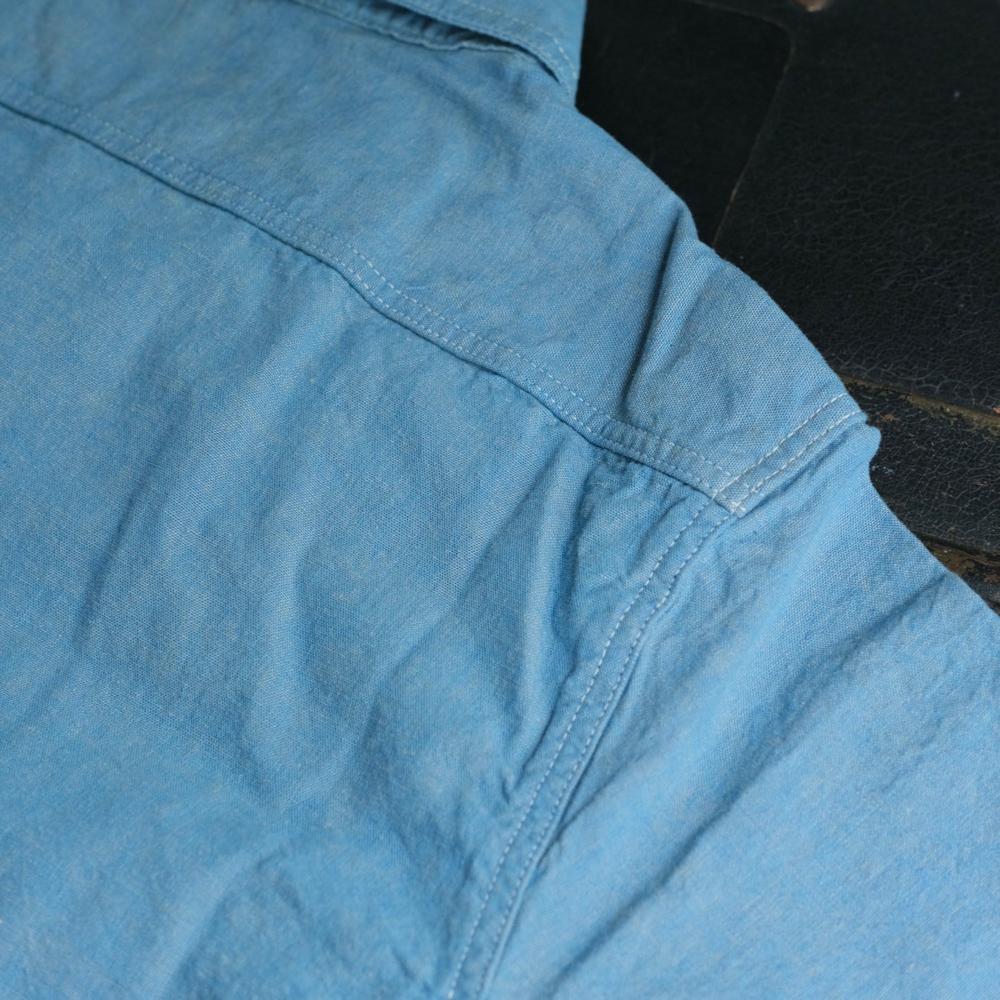 FULL COUNT Chambray Work Shirt