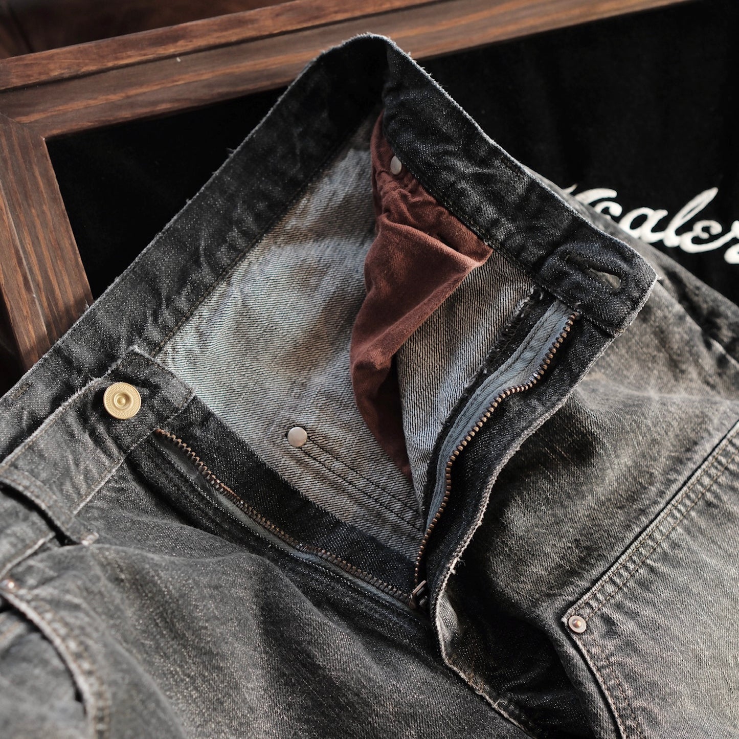 [PRE-ORDER] LEATHER HEALER x FULL COUNT Vintage Washed Distressed Double Knee Selvedge Denim (LH 10th Anniversary Limited Edition)