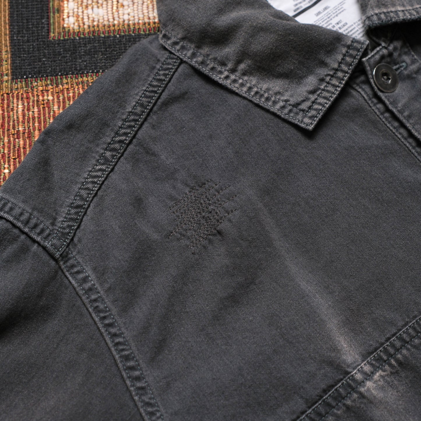 FULL COUNT US Army Denim Pullover Shirt (Vintage Effect)