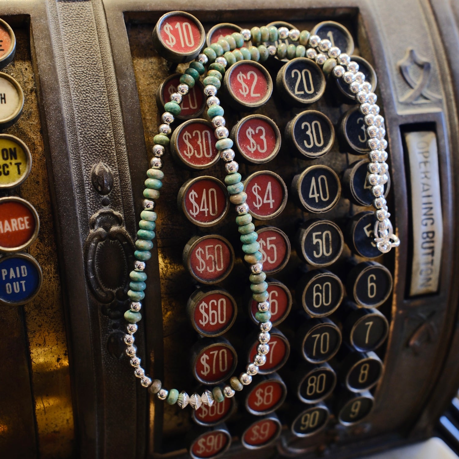 Dear Blossom Turqoise Beads Necklace