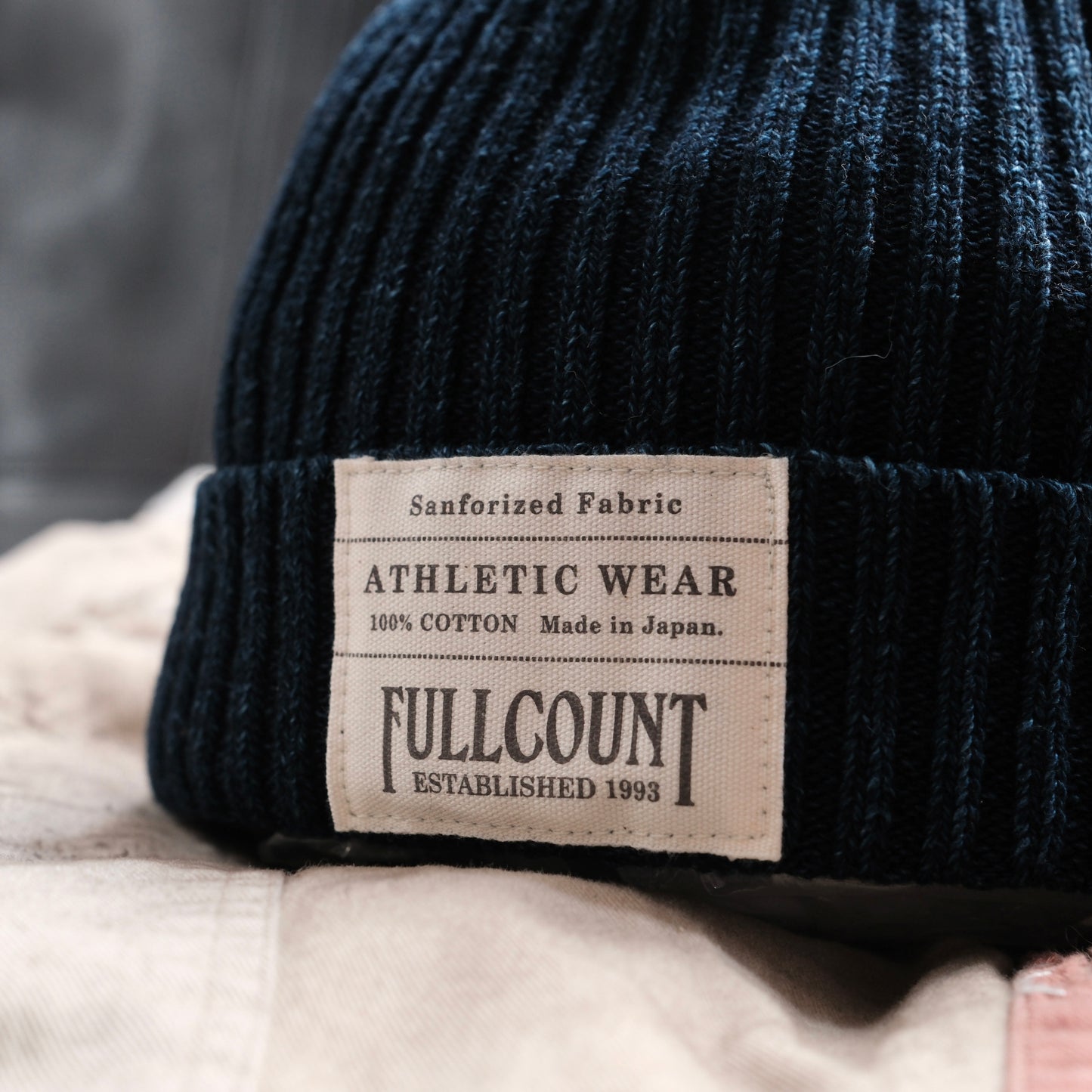 FULL COUNT Ribbed Watch Cap