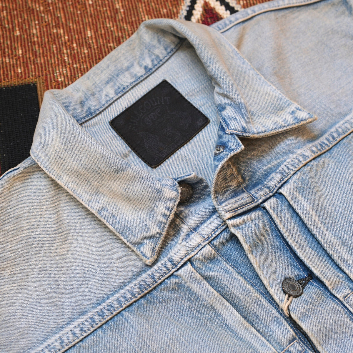FULL COUNT Classic Pleated Denim Jacket (Hand Wash)