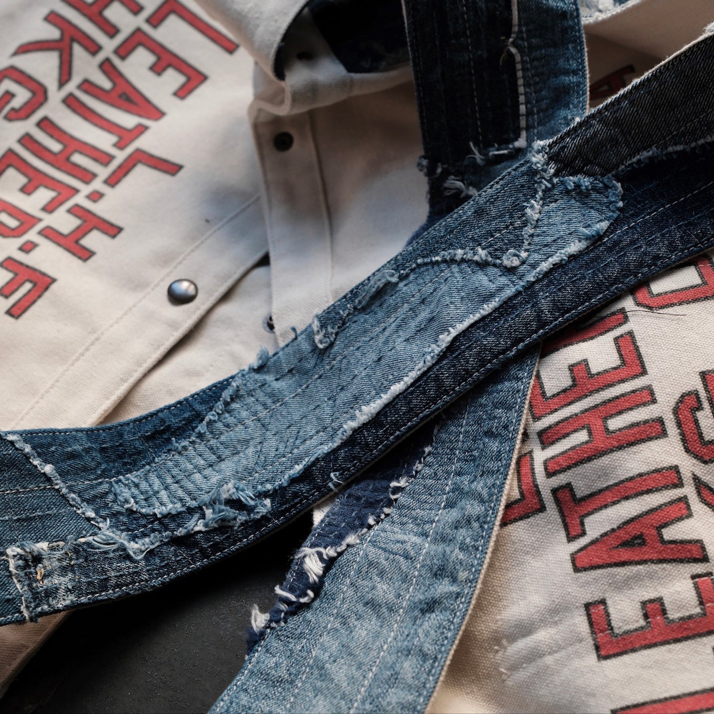 L.H.F.C. Newspaper Bag (FULL COUNT DENIM REMAKE)