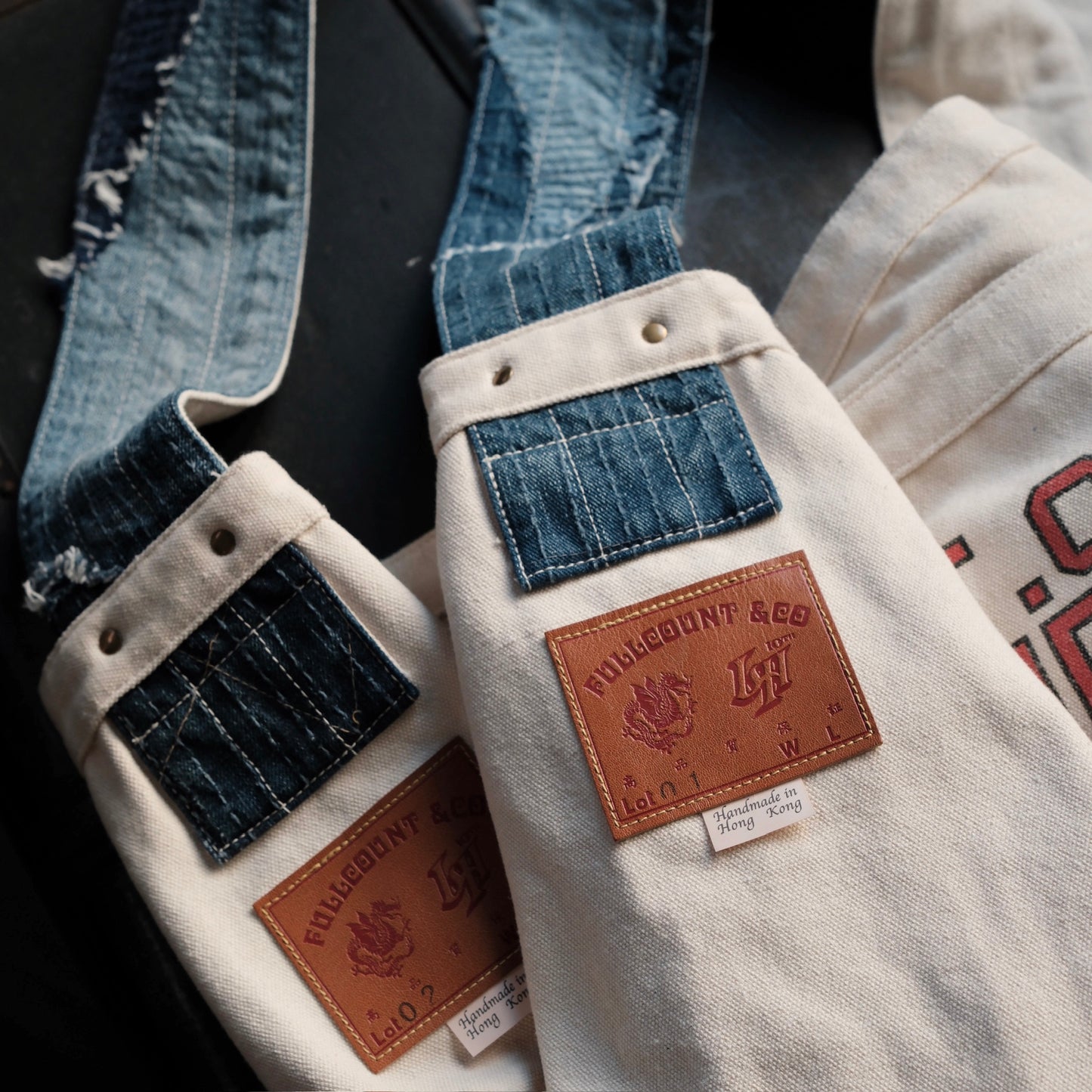 L.H.F.C. Newspaper Bag (FULL COUNT DENIM REMAKE)