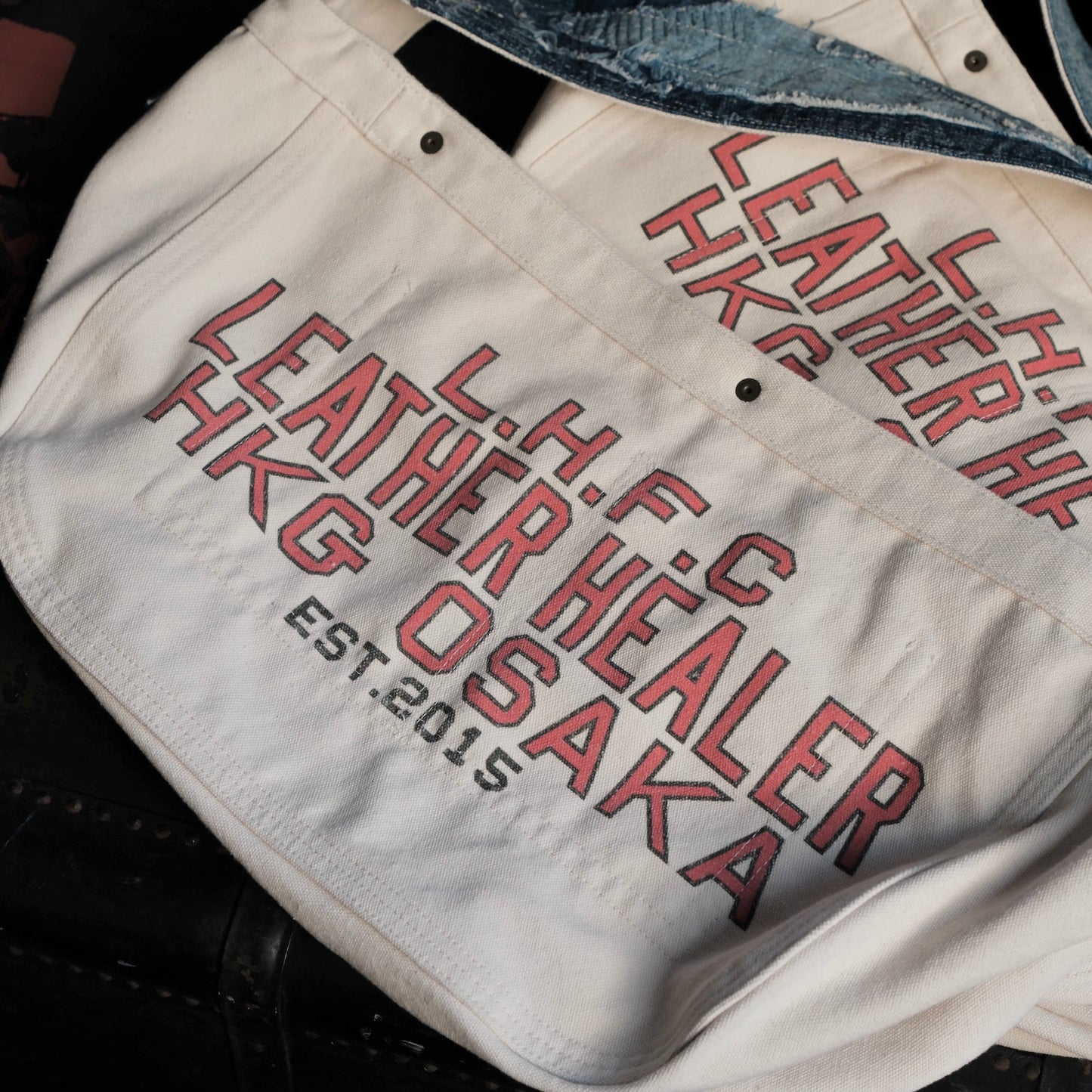 L.H.F.C. Newspaper Bag (FULL COUNT DENIM REMAKE)