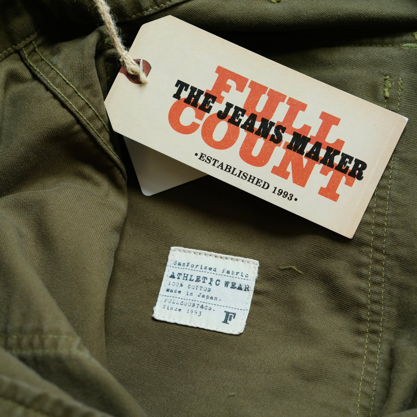 FULL COUNT French Moleskin Utility Trousers