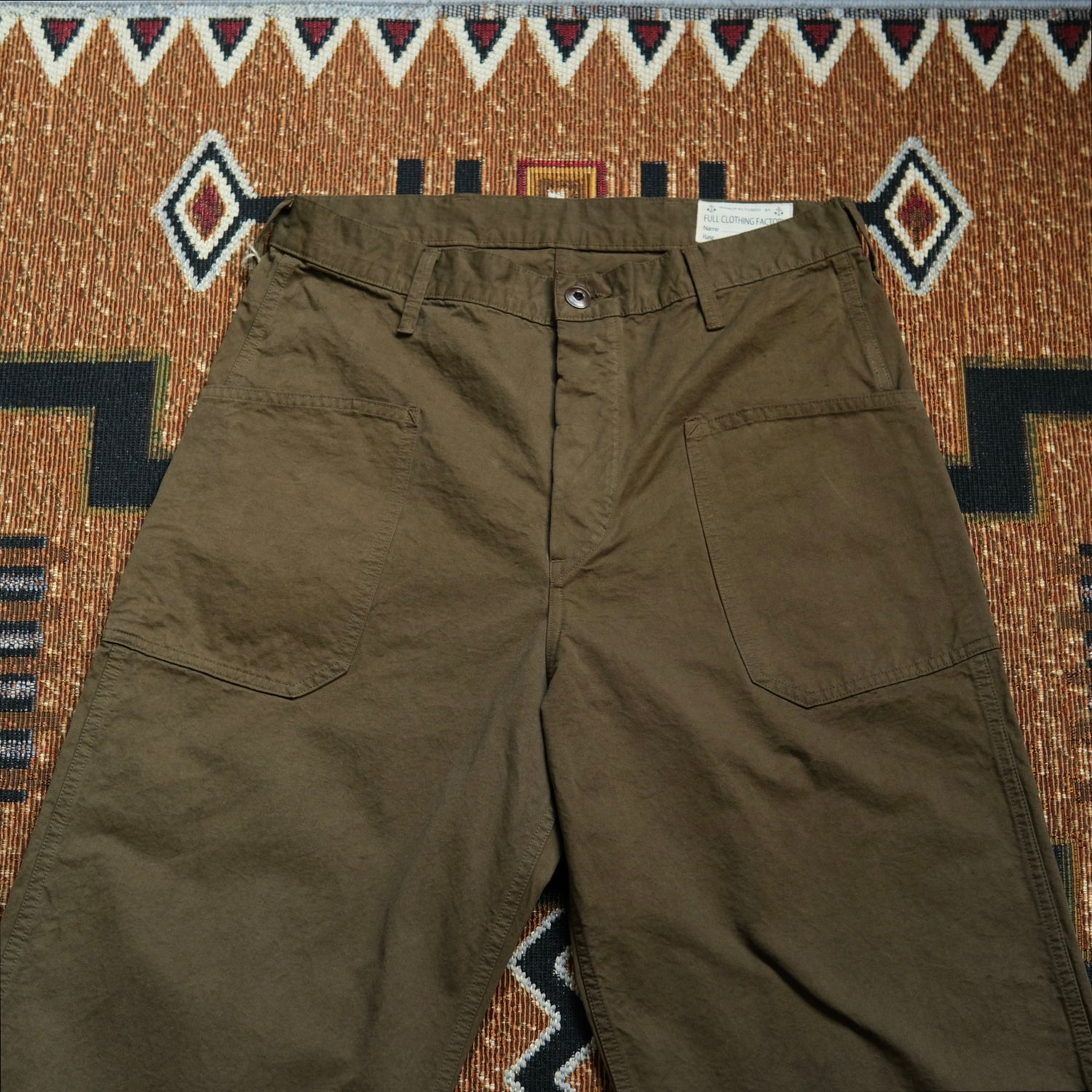 FULL COUNT Old Japanese Twill USN Trousers