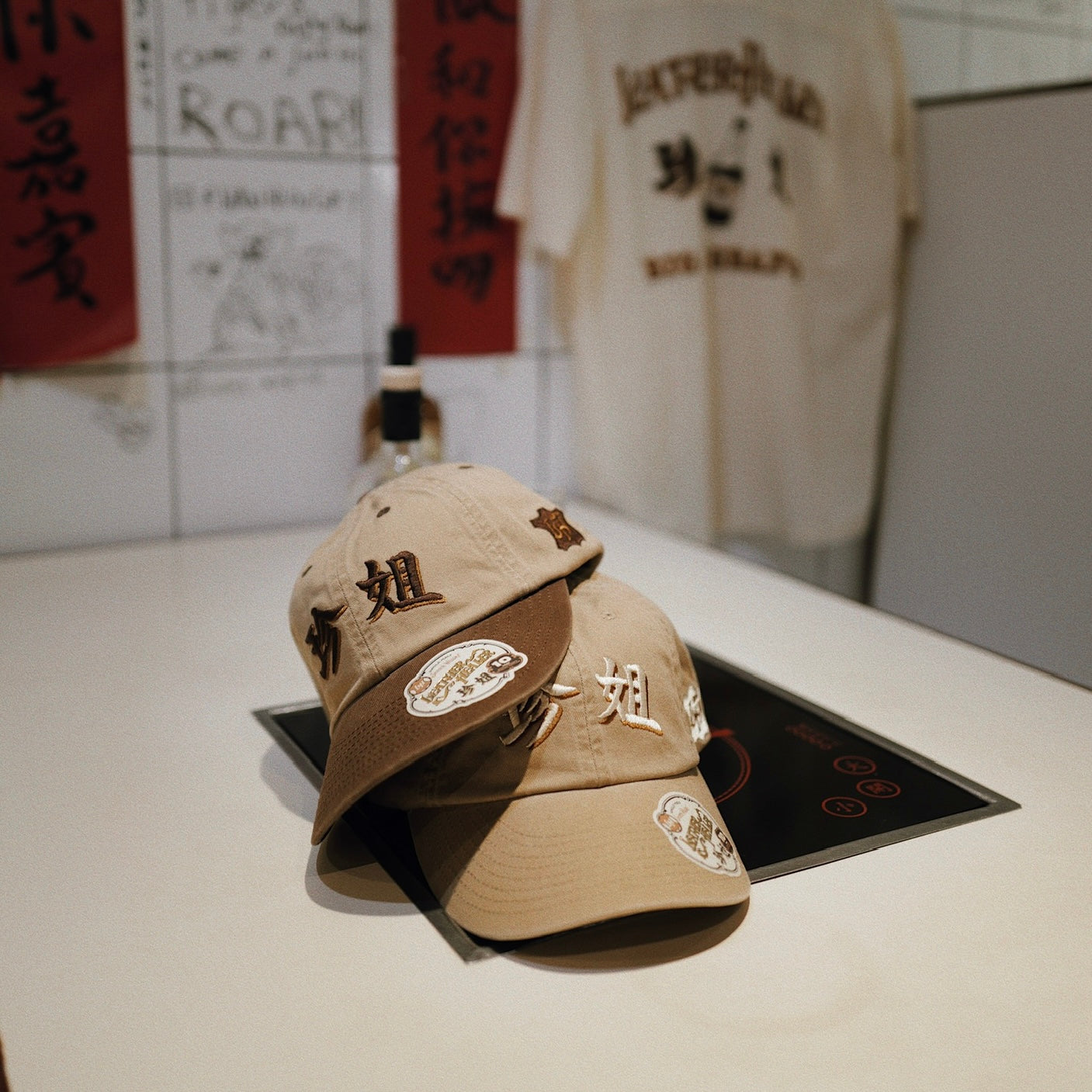 [PRE-ORDER] LH x Big JJ Washed Two Tone & Beige 6 Panel Baseball Cap