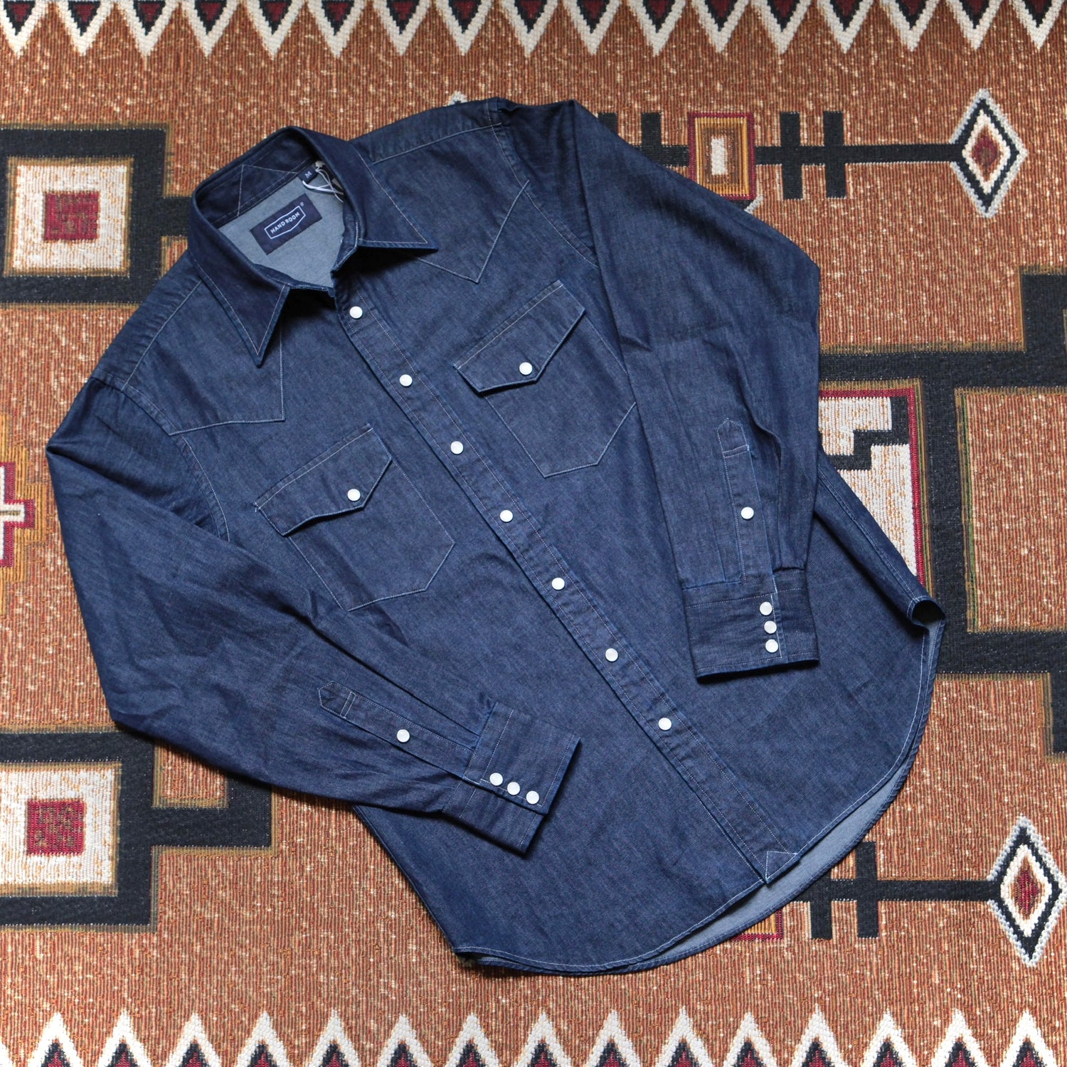 HAND ROOM Denim Western Shirt