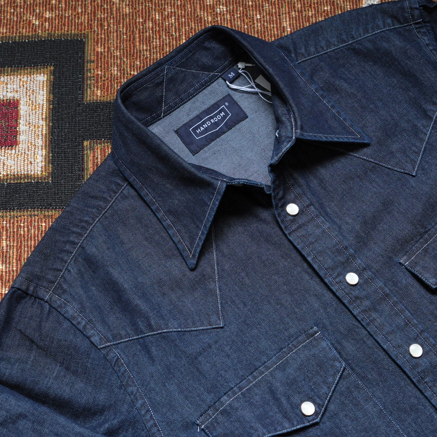 HAND ROOM Denim Western Shirt