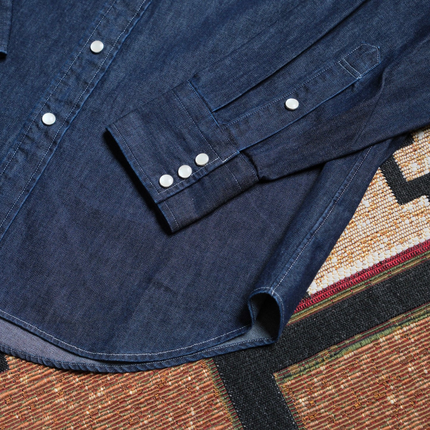 HAND ROOM Denim Western Shirt