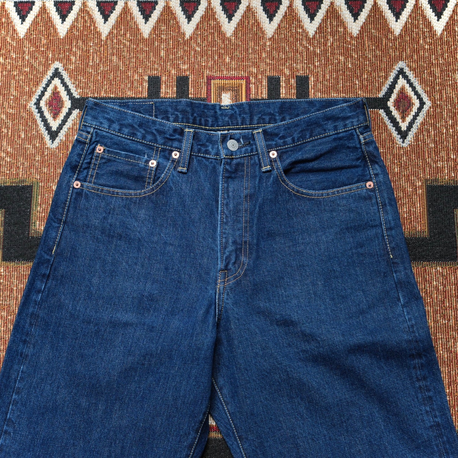 HAND ROOM Wide Fit 5 Pockets Jeans (Bio Fade)
