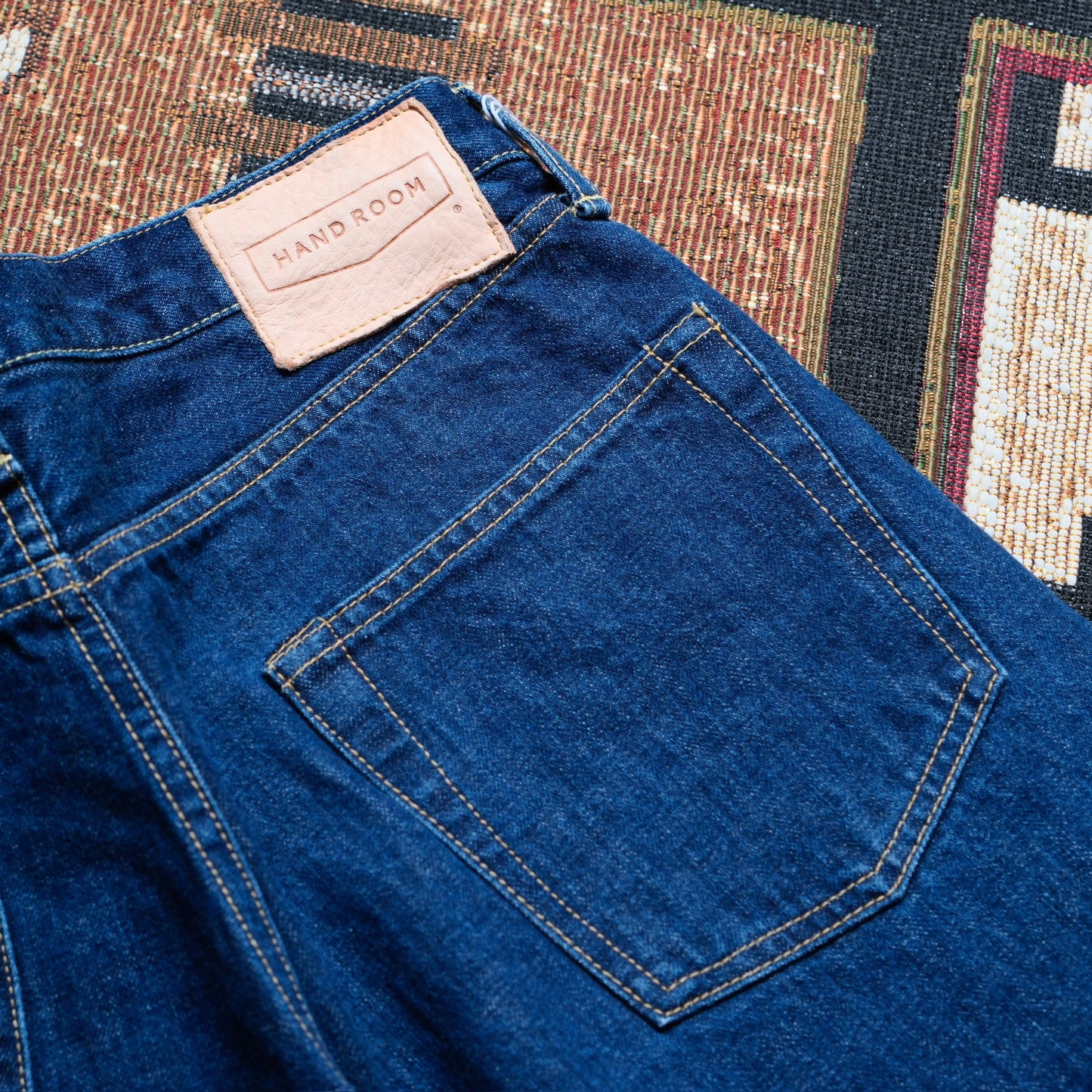 HAND ROOM Wide Fit 5 Pockets Jeans (Bio Fade)